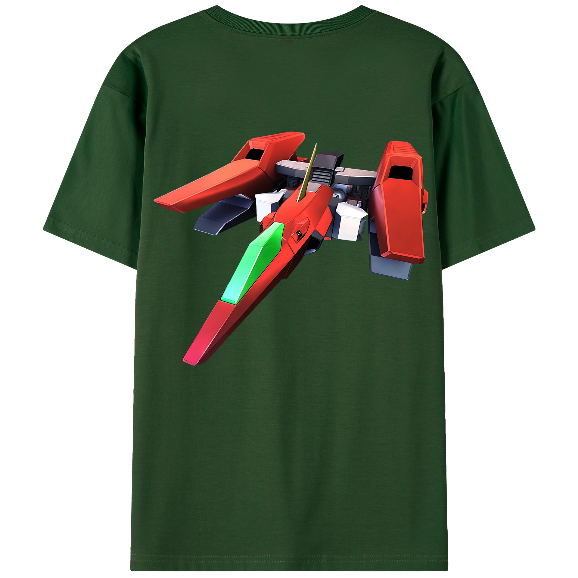 （画像用） 機動戦士ガンダム Mobile Suit Gundam 綿100％半袖Tシャツ（背面プリント）